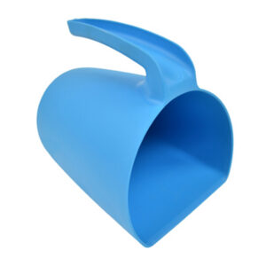 Fodder scoop, white, 140 x 163 x 168 mm, 2 l